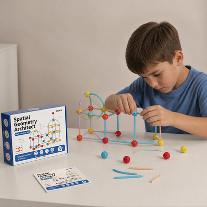 3D Geometry Building Kit – Educational Construction & Spatial Learning Toy