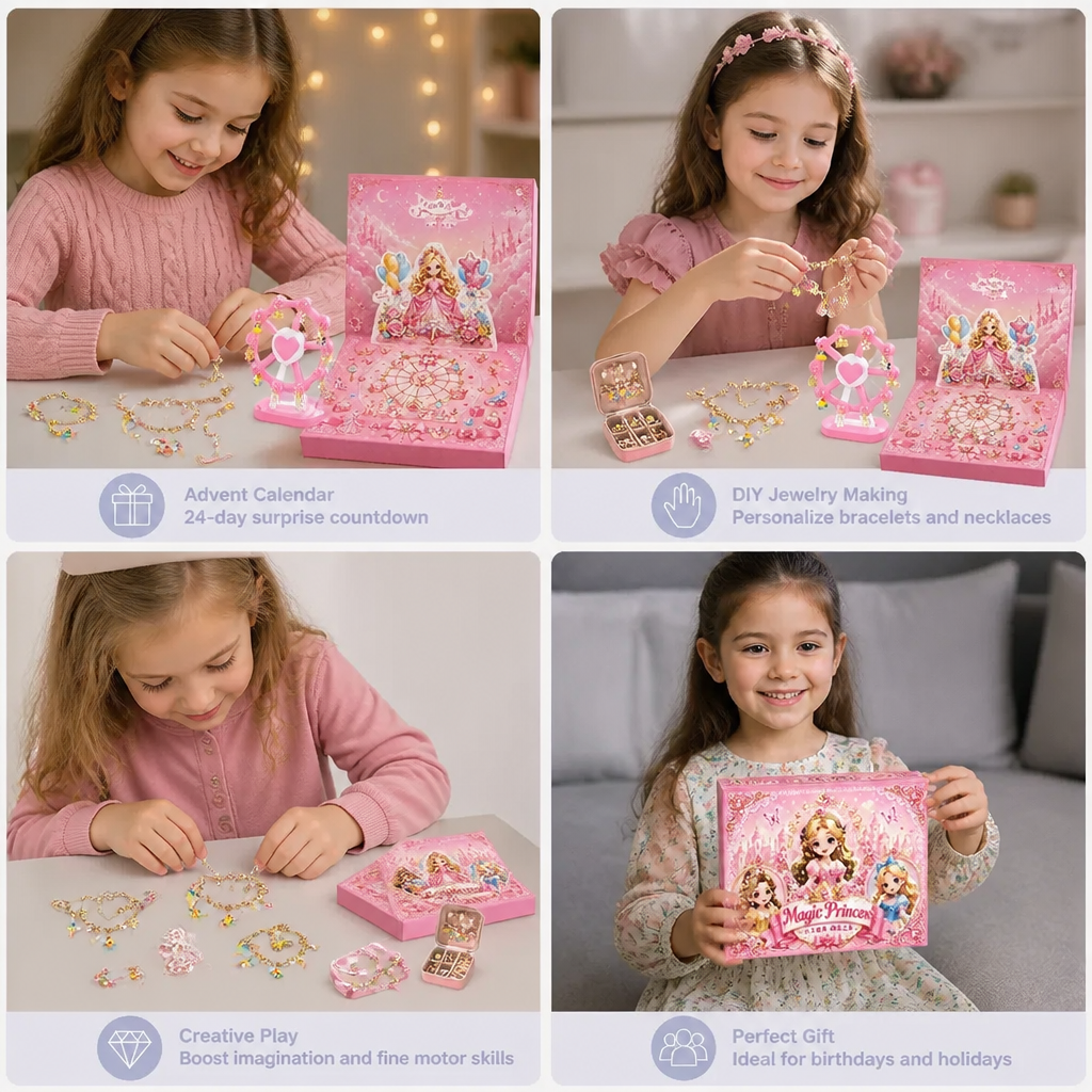 Princess DIY Jewelry & Bracelet Making Advent Calendar