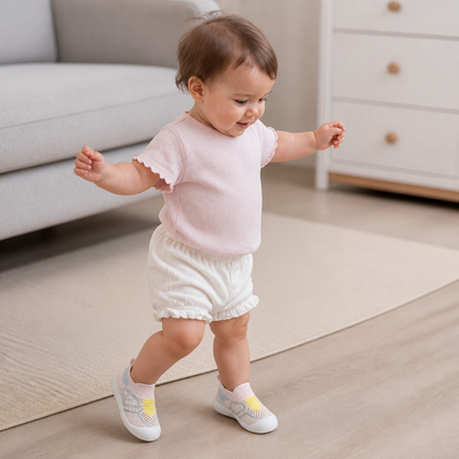 Soft Knit Anti-Slip Baby Sock Shoes for First Steps