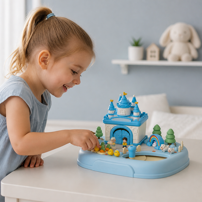 Magnetic Dream Castle & Garden Playset for Kids