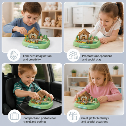 Magnetic Dream Castle & Garden Playset for Kids
