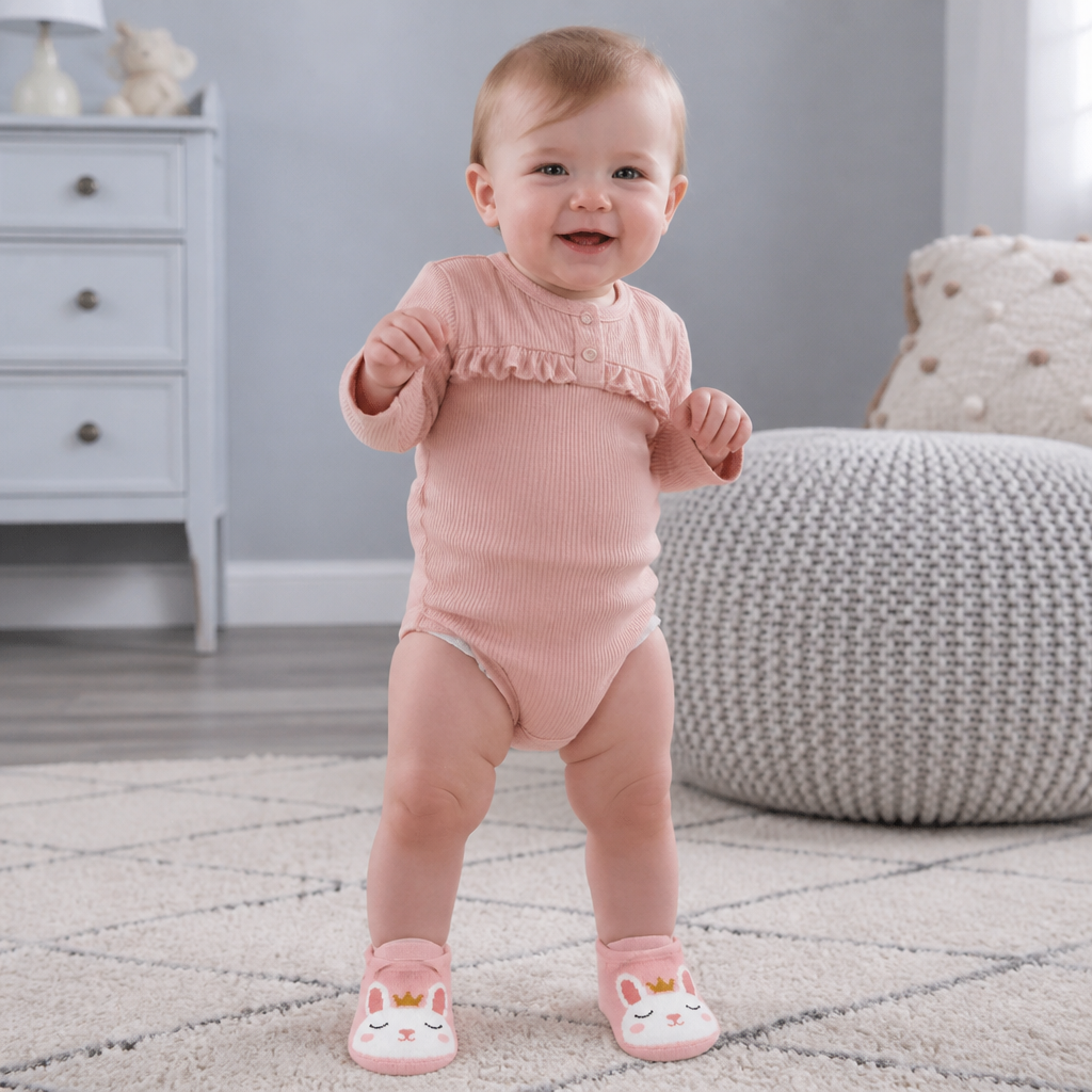 Non-Slip Cartoon Sock Shoes for Babies & Toddlers