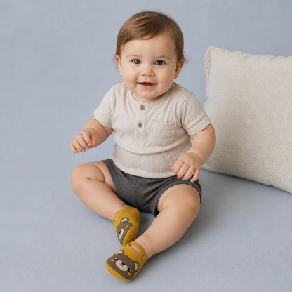 Non-Slip Cartoon Sock Shoes for Babies & Toddlers