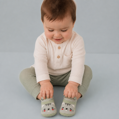 Non-Slip Cartoon Sock Shoes for Babies & Toddlers