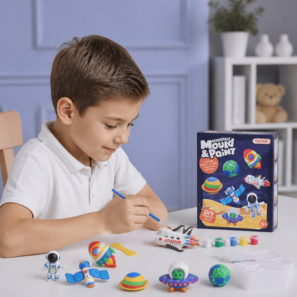 DIY Animal Plaster Painting Kit – Mold, Paint & Create Craft Set for Kids
