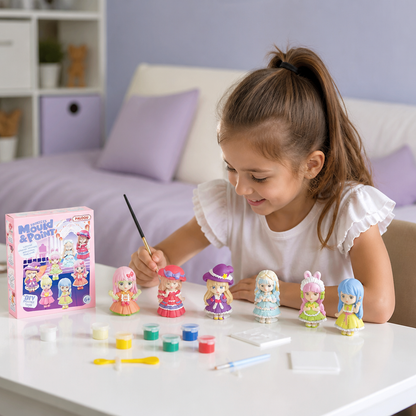 DIY Animal Plaster Painting Kit – Mold, Paint & Create Craft Set for Kids