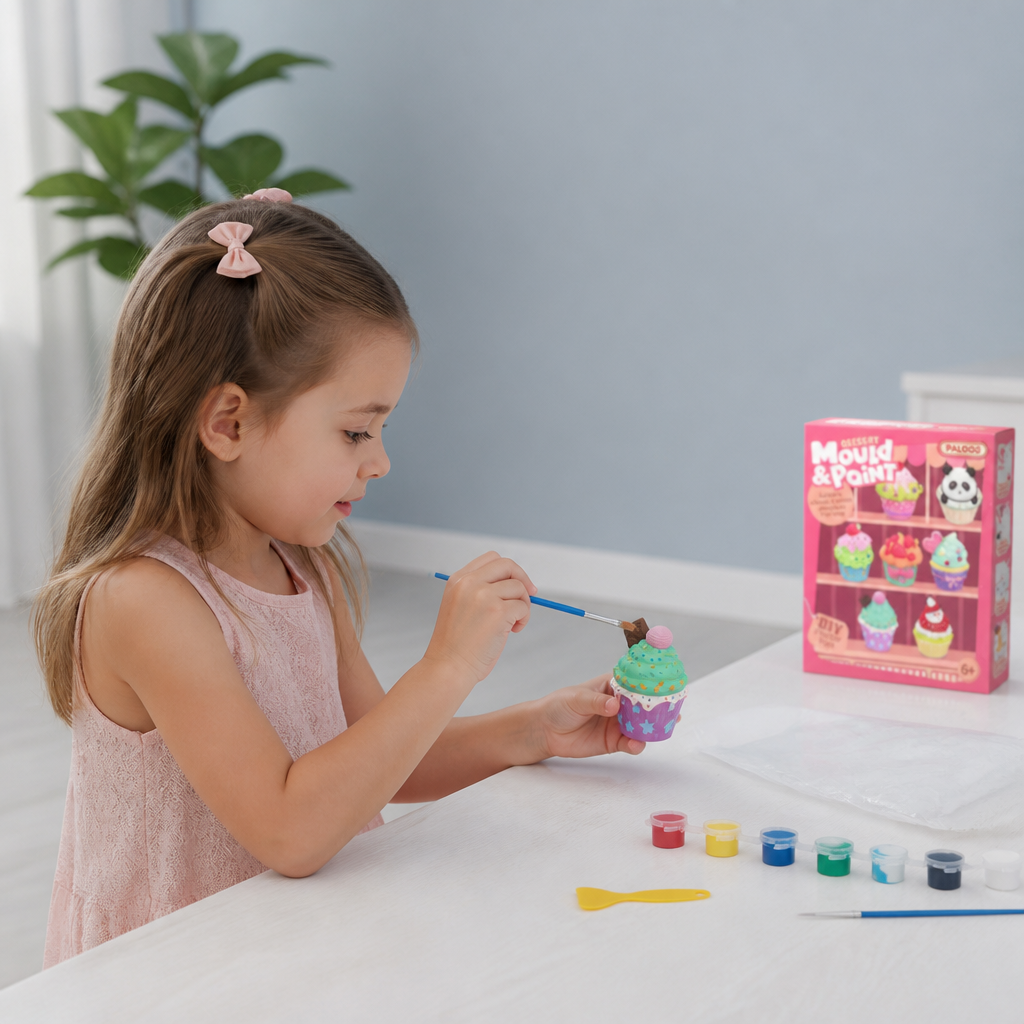 DIY Animal Plaster Painting Kit – Mold, Paint & Create Craft Set for Kids
