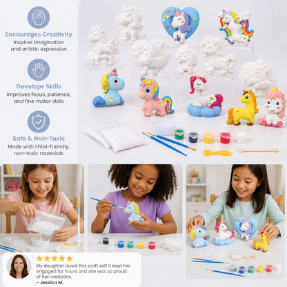DIY Animal Plaster Painting Kit – Mold, Paint & Create Craft Set for Kids