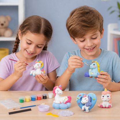 DIY Animal Plaster Painting Kit – Mold, Paint & Create Craft Set for Kids