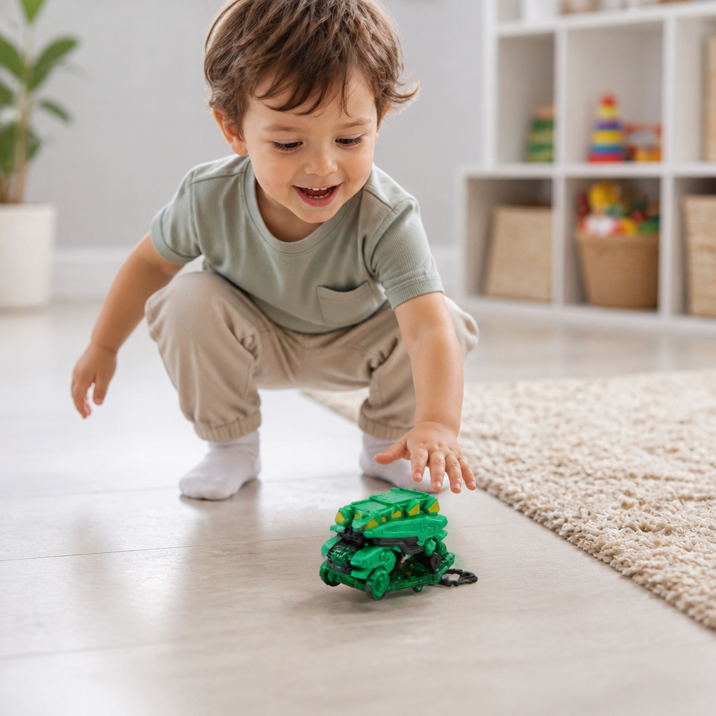 Jumping Transforming Racing Car Toy