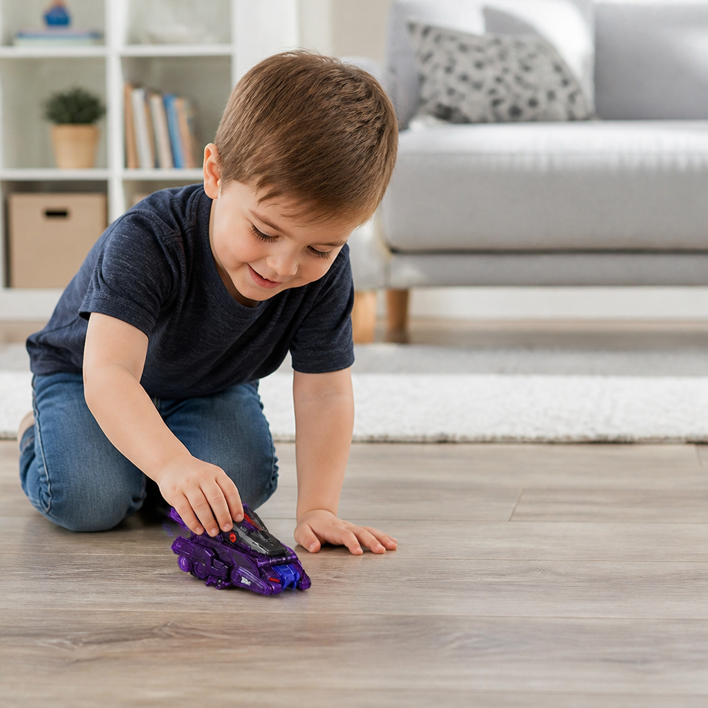 Jumping Transforming Racing Car Toy
