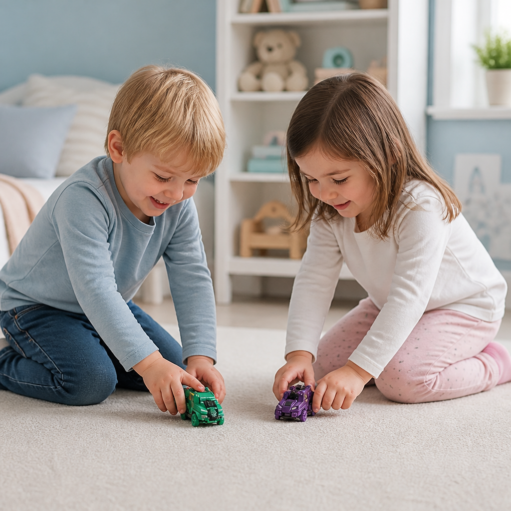Jumping Transforming Racing Car Toy