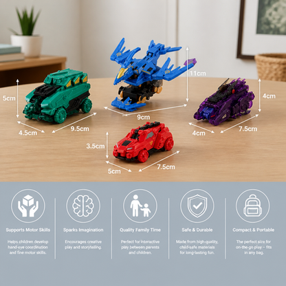 Jumping Transforming Racing Car Toy