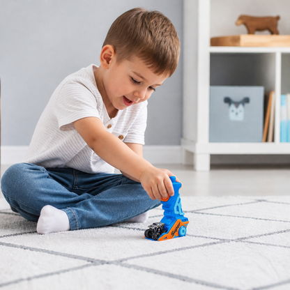 One-Click Monster Truck Launcher with Helmet & Handle Design