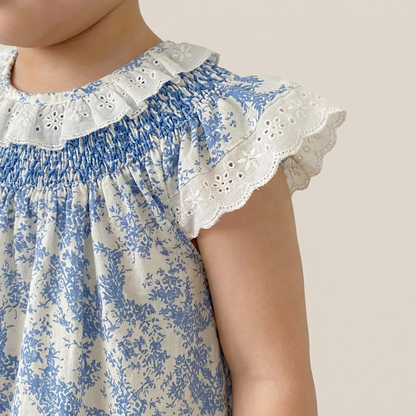 Timeless Blue Toile Dress