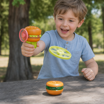 Kids’ 2-in-1 Spinning Top & Flying Spinner Launcher