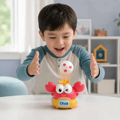 Kids’ Electric Crab Floating Ball Toy