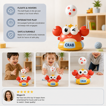 Kids’ Electric Crab Floating Ball Toy
