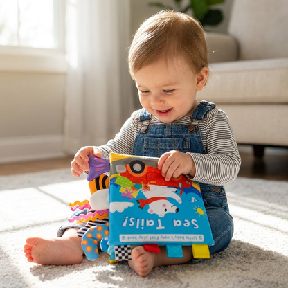 Sensory Wrinkle Paper story book for toddlers