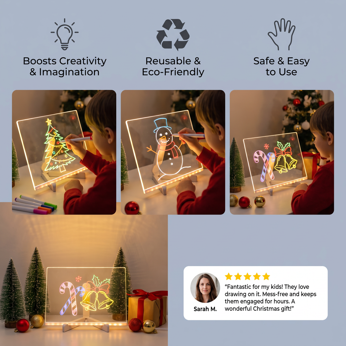 Kids LED Drawing Lamp