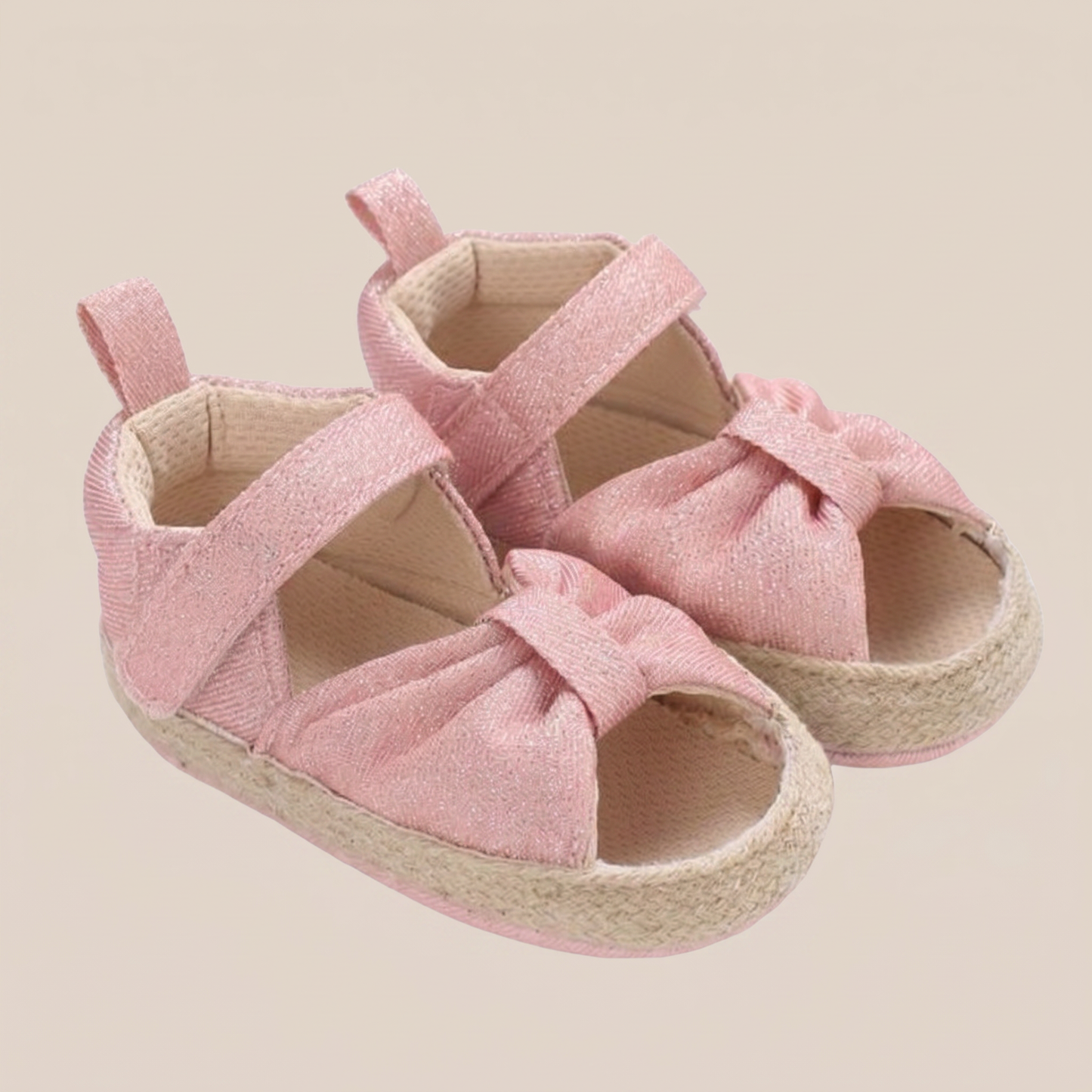 Espadrille Bow T-Strap Sandals