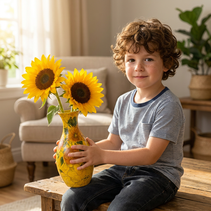Elegant 3D puzzle vase - Suitable for real flowers