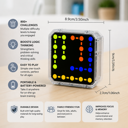 Smart Line LED Logic Puzzle Game – 800+ Brain Challenge Levels