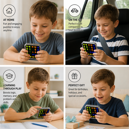 Smart Line LED Logic Puzzle Game – 800+ Brain Challenge Levels
