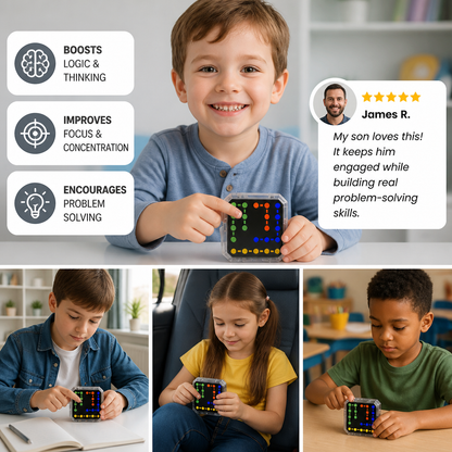 Smart Line LED Logic Puzzle Game – 800+ Brain Challenge Levels