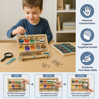 3-Piece Montessori Play and Development Puzzle Set for Children