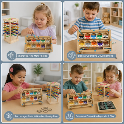 3-Piece Montessori Play and Development Puzzle Set for Children