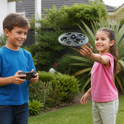 Remote Control LED Flying Saucer Drone