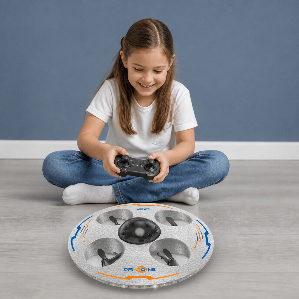 Remote Control LED Flying Saucer Drone