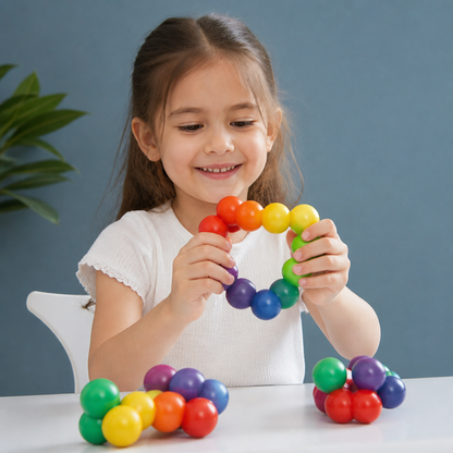 Colorful 3D Ball Building Set – Creative Construction & Fine Motor Skills Learning Toy for Kids