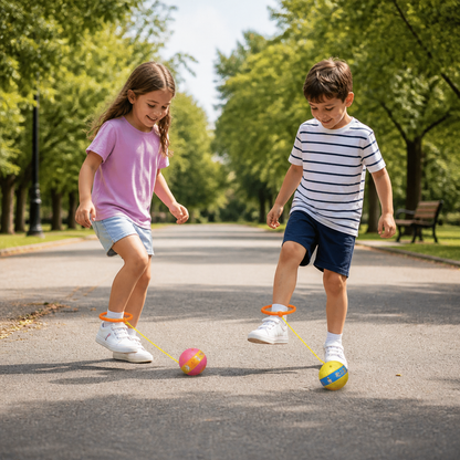 Interactive Skip Ball Ankle Swing Toy for Kids