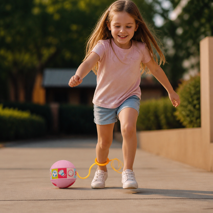 Interactive Skip Ball Ankle Swing Toy for Kids