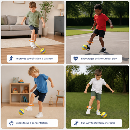 Interactive Skip Ball Ankle Swing Toy for Kids