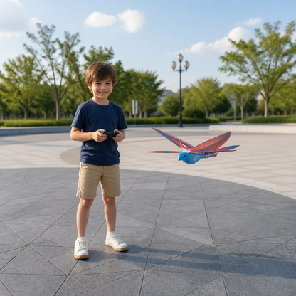 Remote Control Flapping-Wing Flying Bird Toy for Kids