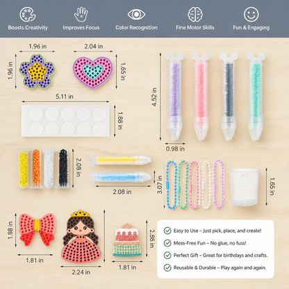 DIY Bead Art Pen Kit – Create & Decorate Animal Designs