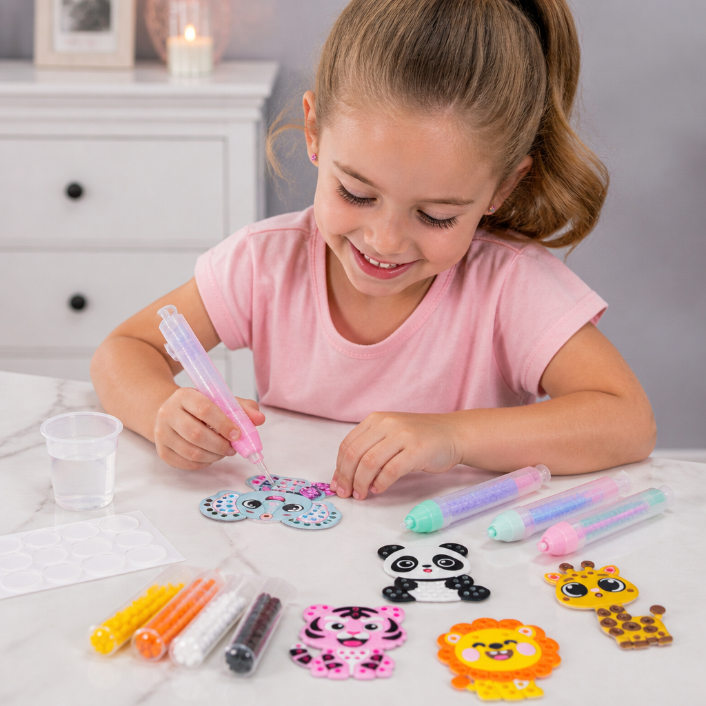 DIY Bead Art Pen Kit – Create & Decorate Animal Designs