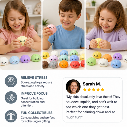 Dumpling Squishy Advent Calendar with Mystery Fidget Surprises