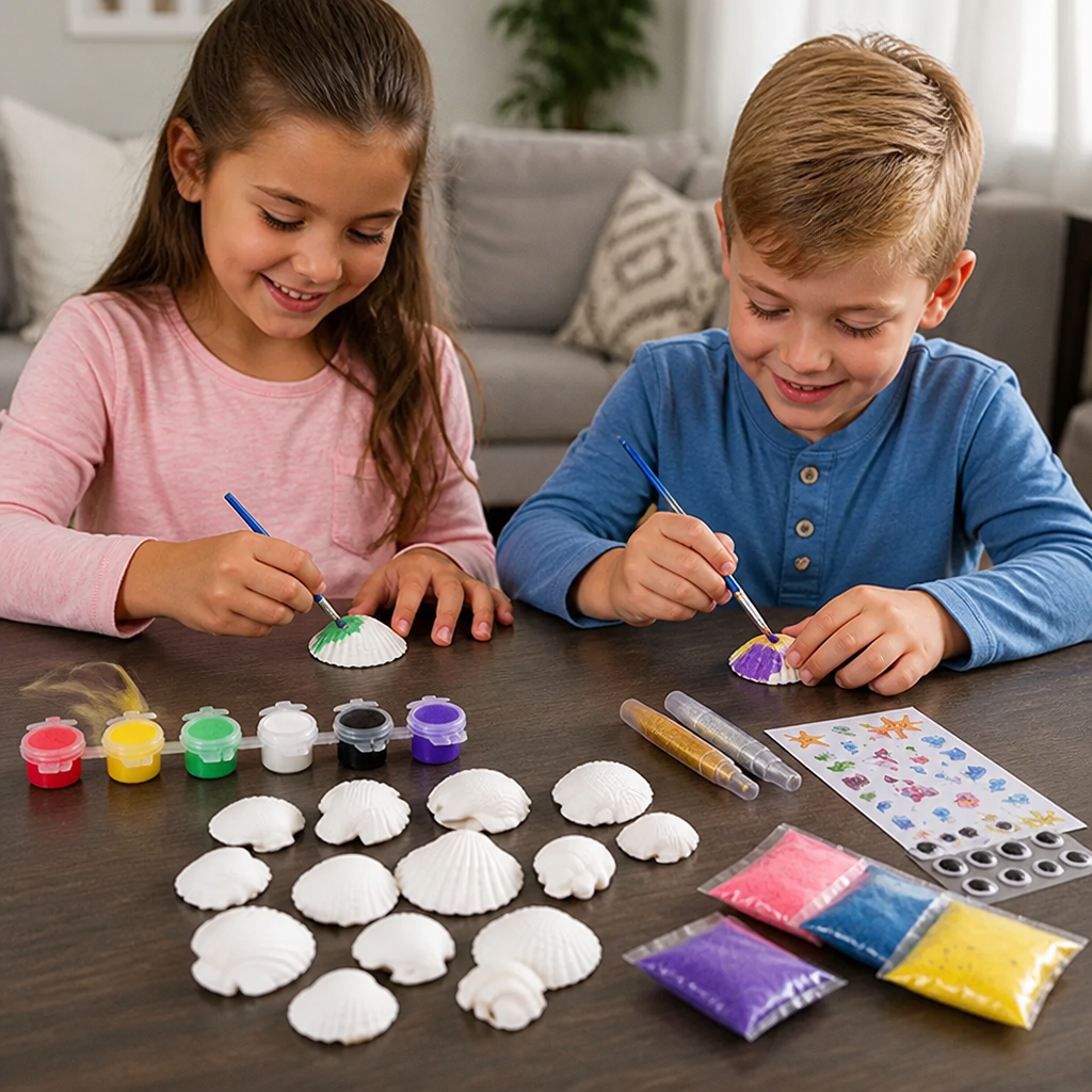 Glow in the Dark Sea Shell Painting & Craft Kit