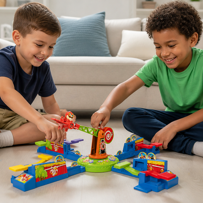 Interactive Multiplayer Flying Plane Family Board Game