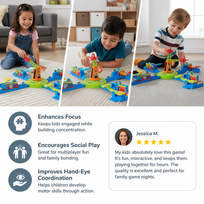 Interactive Multiplayer Flying Plane Family Board Game