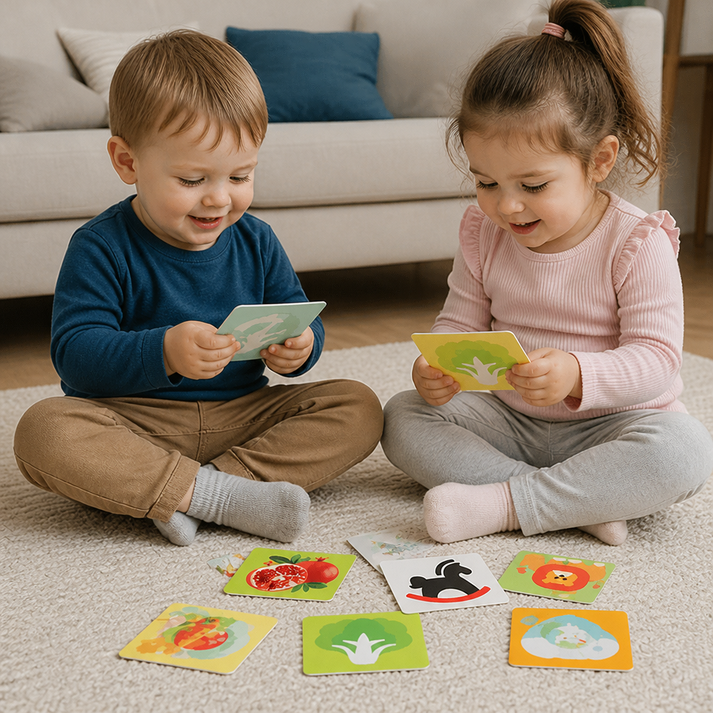 Montessori Baby Learning Flash Cards – Visual Stimulation, Color Recognition & Categorization Set