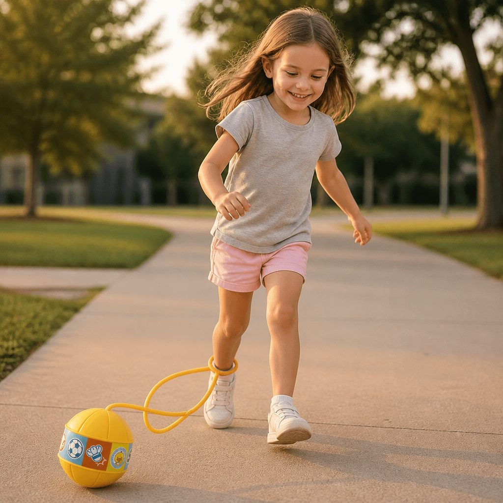Interactive Skip Ball Ankle Swing Toy for Kids