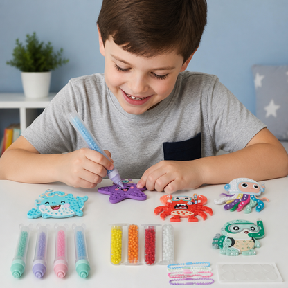 DIY Bead Art Pen Kit – Create & Decorate Animal Designs