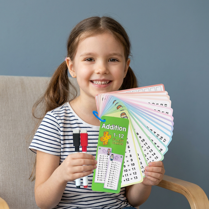 Reusable Math Flash Cards for Kids
