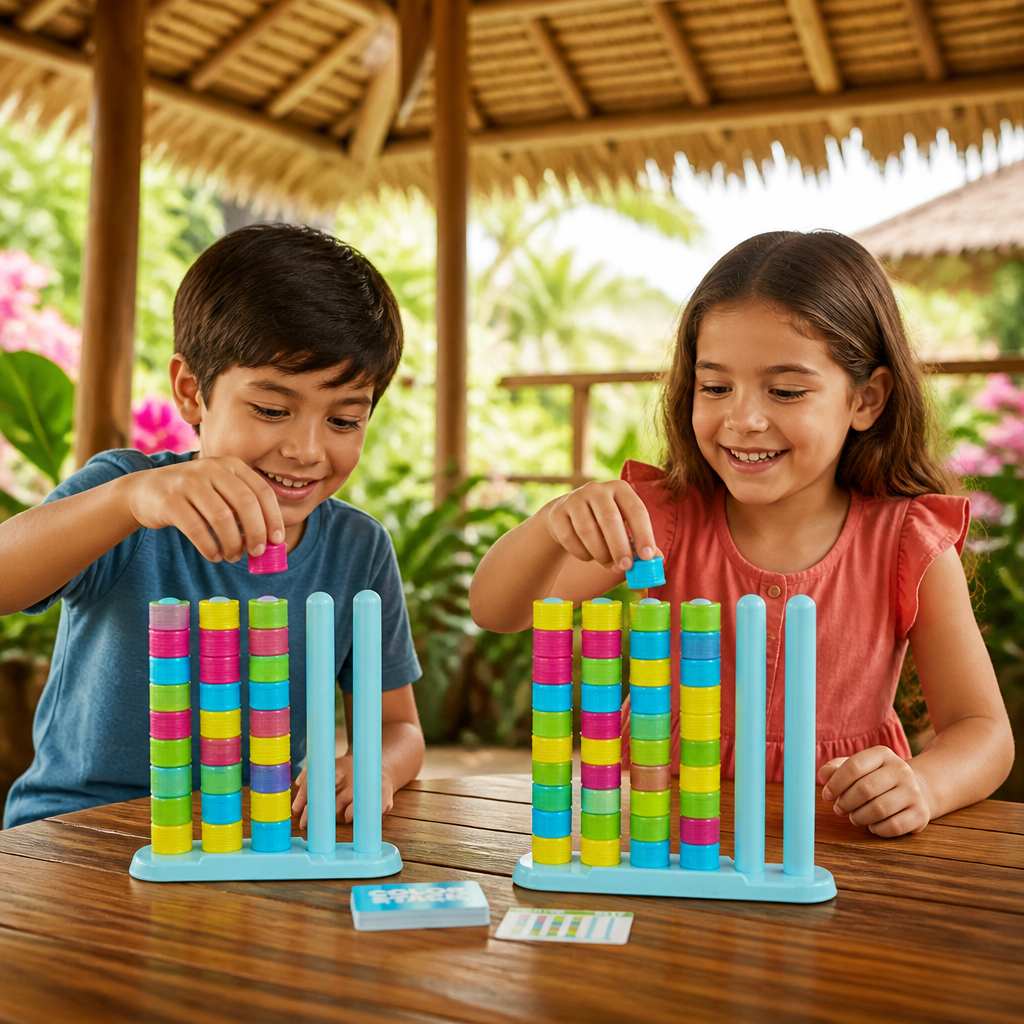 Color Stack Challenge – Fast-Paced Color Matching Party & Family Game