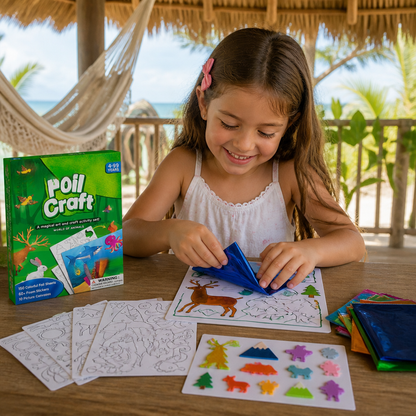 DIY Foil Art Kit – No-Mess Animal Crafts for Kids